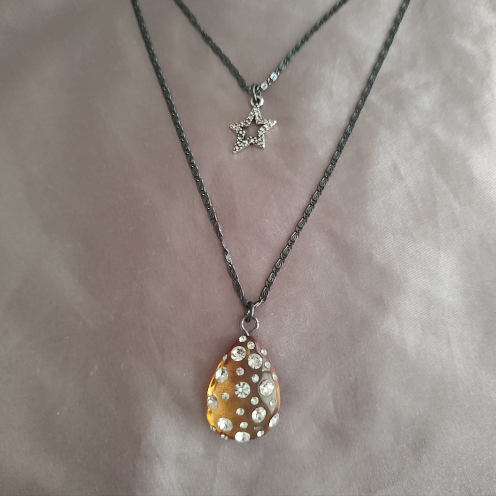Betsey Johnson Double Layer Necklace